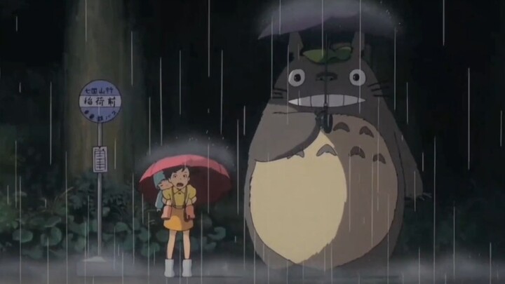 Jika Anda bertemu monster basah di stasiun pada hari hujan, mohon pinjamkan payung Anda dan Anda aka