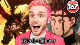 ASTA & YAMI VS DANTE FINALE!! | Black Clover Episode 167 Reaction