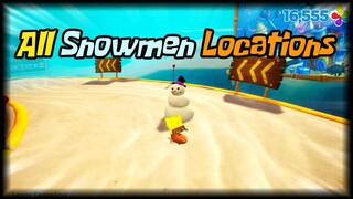 SpongeBob Battle for Bikini Bottom Rehydrated - All Snowmen Locations