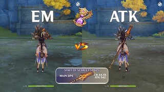 Cyno EM vs Cyno ATK% Sands!! Best Build for Cyno? Gameplay COMPARISON! | Genshin Impact |