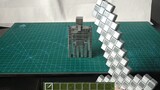 [Staples] 504 kim bấm tạo thành thanh kiếm sắt trong Minecraft