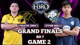 FNATIC ONIC VS EVOS HOLY GAME 2 GRAND FINALS H3RO ESPORTS PLAYOFF MOBILE LEGENDS