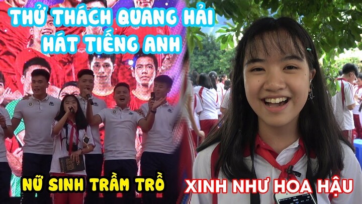 Bạn gái cực xinh thử thách Quang Hải hát tiếng Anh và cái kết đầy bất ngờ | NEXT SPORTS