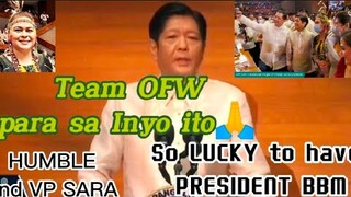 GOOD NEWS PARA SA MGA OFW | PBBM & VPSD Super TANDEM | MABABAIT na MATALINO PA!  MAGKASUNDO talaga.