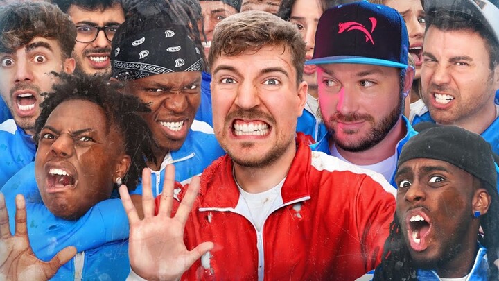 I Watched 50 YouTubers FIGHT For $1,000,000 from MrBeast