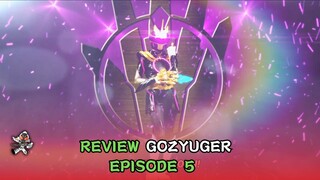 DEBUT CANTIK GOZYU UNICORN! | Review Gozyuger Eps. 5