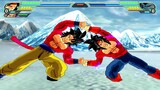 Goku y Bardock Fusion vs Freezer y Cooler Fusion - Dragon Ball Z Budokai Tenkaichi 3 Latino