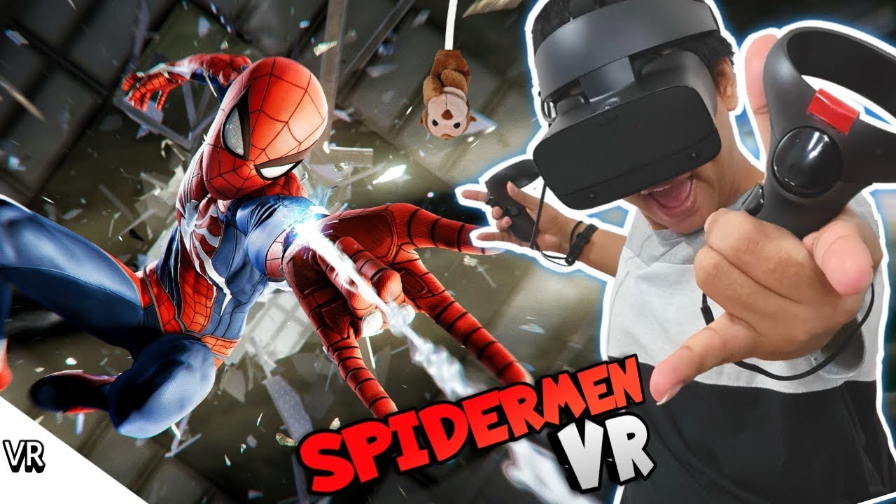 WOOHHOOOOO!! MARII MELUNCAT DAN BERGELANTUNGAN BERSAMAKU!! Spiderman VR  [SUB INDO] ~Laba2 Ganteng! - Bilibili