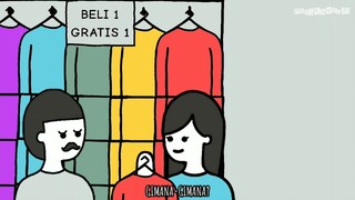 KETIKA IBU-IBU NAWAR DI PASAR (PROMOSI) | ANIMASI LUCU - KARTUN LUCU | #ANIMASTRIP | @PENGKATALIS