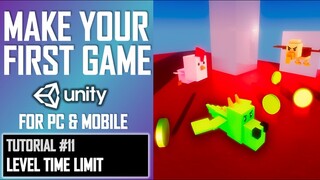 HOW TO MAKE YOUR FIRST GAME IN UNITY ★ #11 - TIME LIMIT ★ LESSON TUTORIAL ★ JIMMY VEGAS