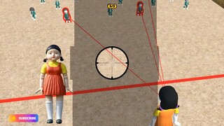 Red Light Green Light Soldier Version 3D - Squid Game Sniper 3D Games Valley Trailer