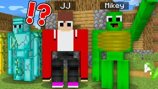 What if Mikey & JJ Became Golems in Minecraft Baby JJ and Mikey challenge (Maizen Mazien Mizen)