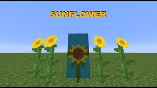 Banner ideas: How to make a sunflower in minecraft!