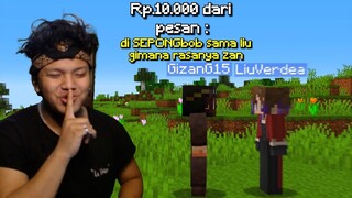 Gw GANGGUIN ORANG PACARAN YANG LAGI LIVESTREAM DENGAN DONATE! ... (PRANK DONATE TEXT OF SPEECH)