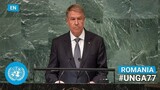 🇷🇴 Romania - President Addresses United Nations General Debate, 77th Session (English) | #UNGA