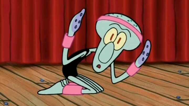 Squidward is actually an artistic genius, but unfortunately he lives in an era where he is not recog