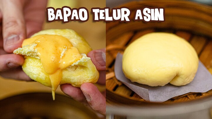 Lembut dan Lumer ! Resep Dimsum Bapao Telur Asin ala Ade Koerniawan