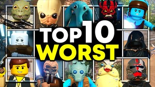 Top 10 MOST Disappointing Characters In LEGO Star Wars: The Skywalker Saga