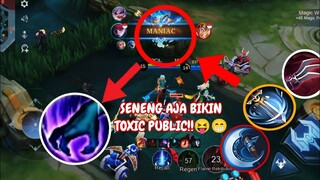 PRANK JADI BOCIL MLBB | PASTI PADA TOXIC MELIHAT BUILD ANEH JULIAN