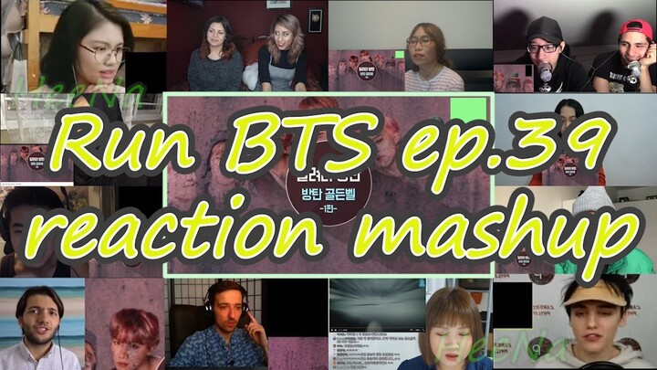 [BTS] Run BTS 달려라 방탄 ep.39｜reaction mashup