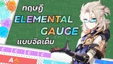 วิธีการทำงานของปฎิกริยาธาตุในเกมGenshin! | Elemental Gauge Theory | Genshin Impact