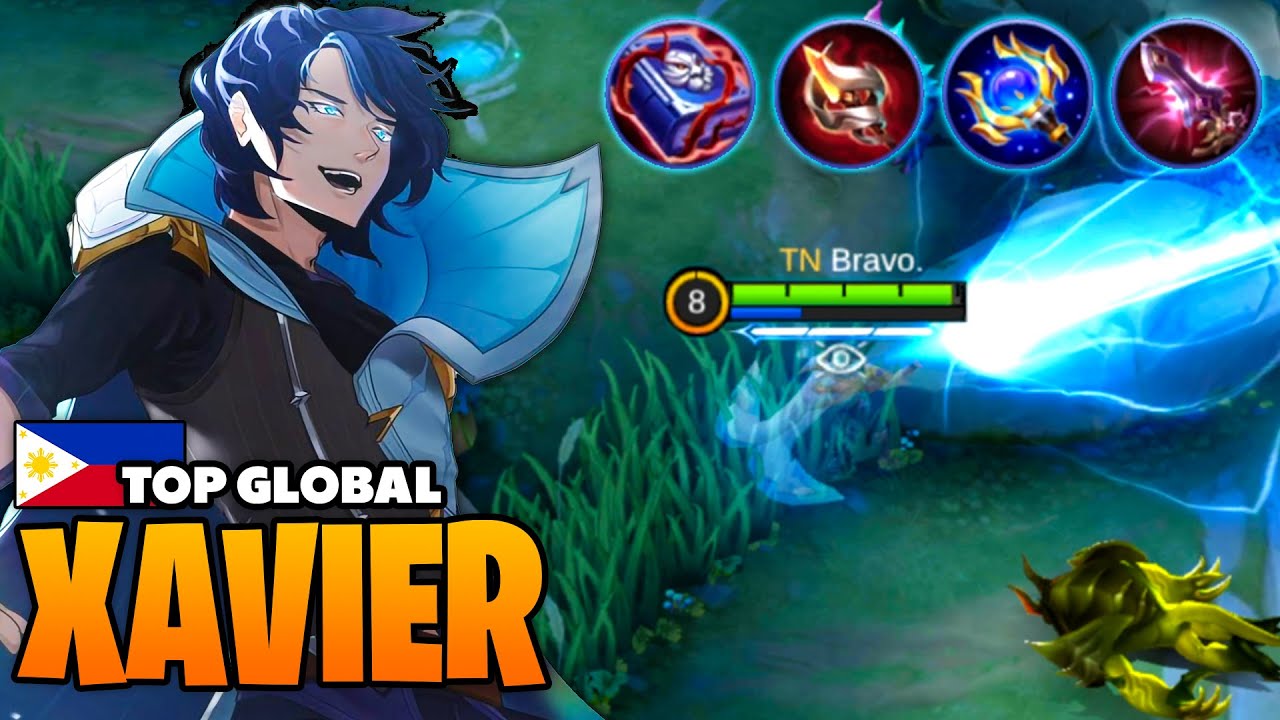 Super Annoying Xavier Combo Skill Build Pro Player Xavier Mobile Legends Mlbb Bilibili