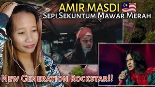 Amir Masdi - Sepi Sekuntum Mawar Merah | Muzik Video Rasmi | Reaction