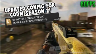 [UPDATED] CONFIG FOR COD MOBILE SEASON 2 | LOW-MAX 60 FPS | FIX LAG COD MOBILE | GAMERDOES