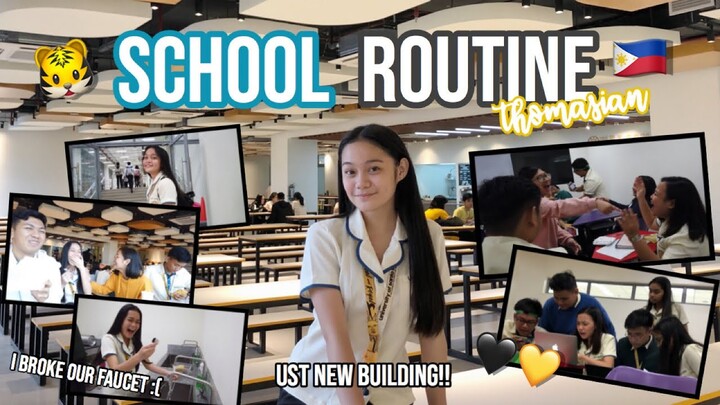 SENIOR HIGH SCHOOL ROUTINE (PHILIPPINES) || UST SHS 🐯