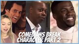 Try Not To Laugh CHALLENGE - Comedians Breaking Character 2 REACTION!!!
