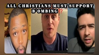 YT MAN SAYS THAT ALL CHRISTIANS SHOULD SUPPORT ISRAEL🤔 AND GOT SCHOOLED