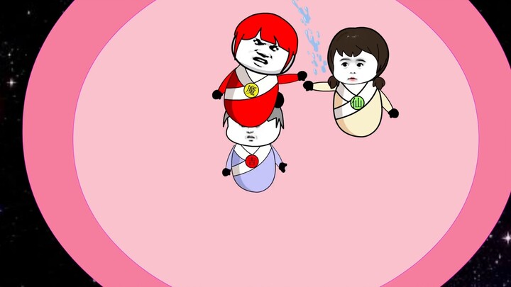 Fighting for the magic weapon in the womb (2) Two sisters were forced to be born