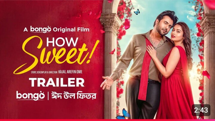 How Sweet | Official Trailer | Apurba | Tasnia Farin | Pavel | WEB Film | Ome Bangla Eid Natok 2025