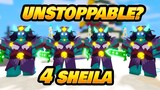 We Used 4 Sheila Kits in BedWars... Didn't Expect This