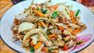 กระเพาะหมูผัดพริกไทยดำ เมนูนี้อร่อยจริง เด็ดจริงอย่าพลาดเด็ดขาด สไตล์ | ครัวบ้านๆ Channel