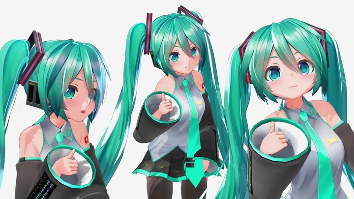 three hatsune miku