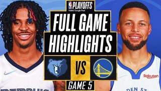 GOLDEN STATE WARRIORS vs MEMPHIS GRIZZLIES FULL GAME 5 HIGHLIGHTS | 2021-22 NBA Playoffs NBA 2K22