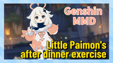 [Genshin MMD] Little Paimon's after-dinner exercise