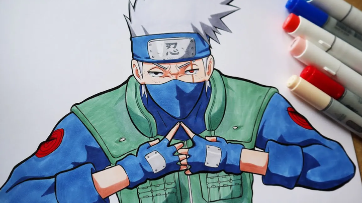 วาด Kakashi Hatake --Naruto Shippuden