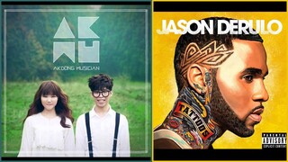 Akdong Musician (AKMU) vs Jason Derulo - Give Love / Trumpets (MASHUP)