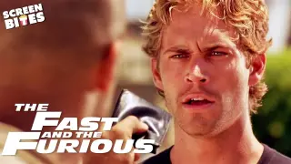 Brian Meets Dom Toretto For The First Time | The Fast And The Furious |  Screen Bites