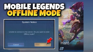 How To OFFLINE MODE IN MOBILE LEGENDS