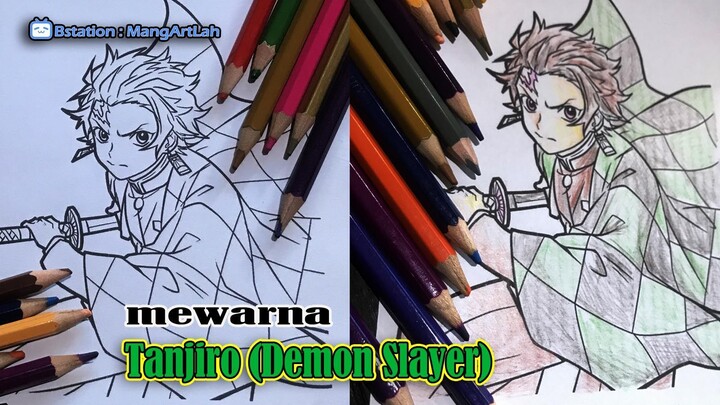 Mewarna Tanjiro "Demon Slayer"