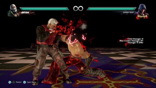 Tekken 7 Jin and Diablo Jim Combos (no walls)