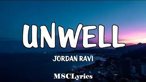 Matchbox Twenty - Unwell  (Jordan Ravi Cover) (Lyrics)ðŸŽµ