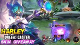 Skin Giveaway | Harley Dream Caster Collector Skin Gameplay - MLBB