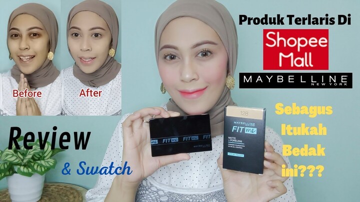 MAYBELLINE FIT ME MATTE & FORELLES POWDER FOUNDATION REVIEW & SWATCH | Suciilaw