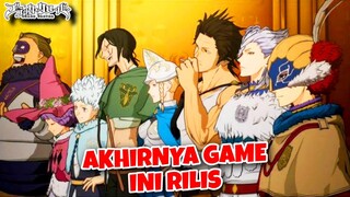 Akhirnya game black clover mobile rilis