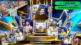 🤑 ¿QUE PASA SI GASTAS 1,500,000 de JOYAS en SOBRES ILIMITADOS TOTY del FC MOBILE? *Parte 2*