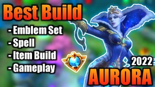 AURORA BEST BUILD 2022 | TOP 1 GLOBAL AURORA BUILD | AURORA - MOBILE LEGENDS | MLBB